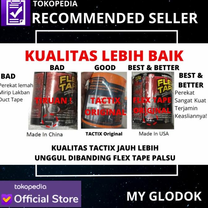 

Tactix Waterproofing Tape - Flex tape - Isolasi Tahan Air