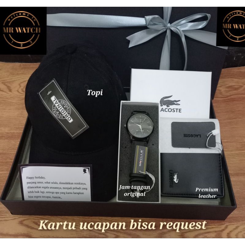 HAMPERS COWOK EDISI FULL BLACK (HARD BOX PREMIUM)