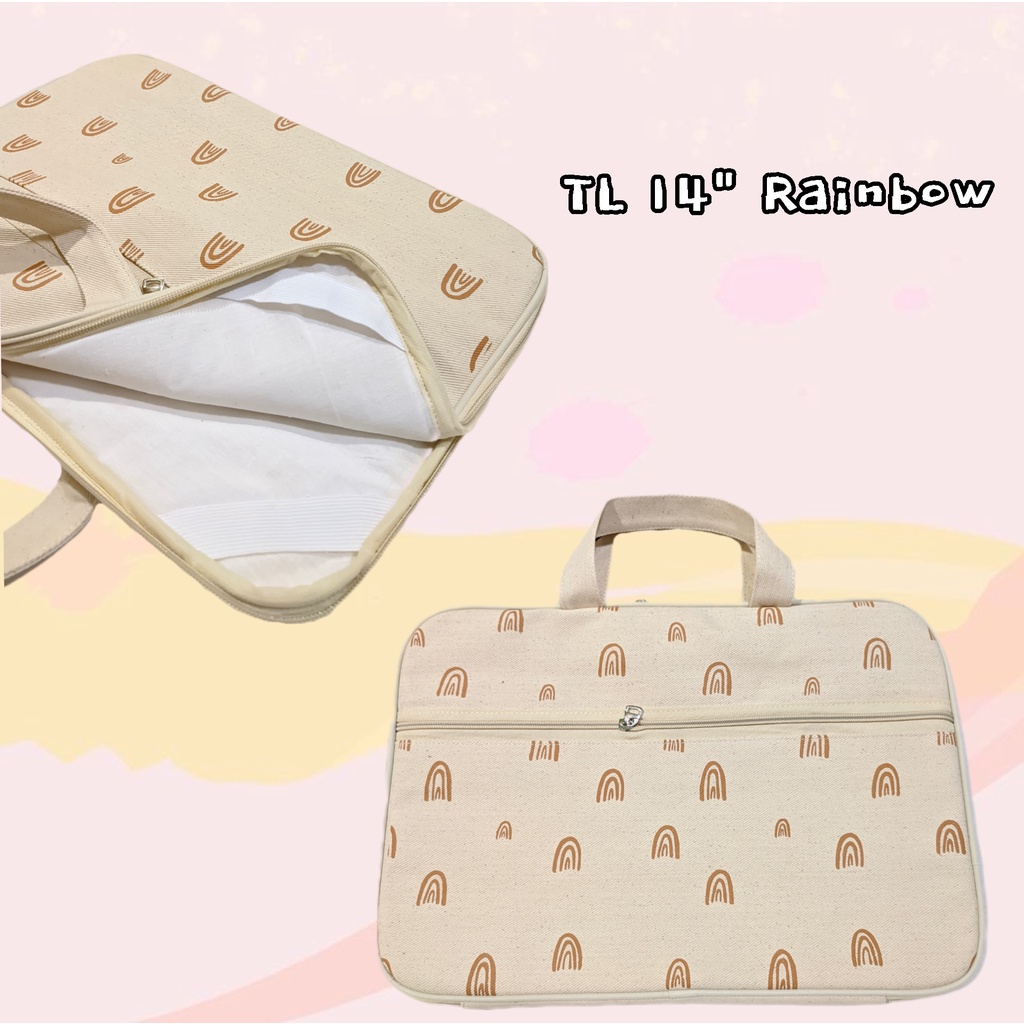 Tas Jinjing Laptop / Slevee Laptop 14 Inch / Tas Laptop 14” Kanvas Unisex Resleting