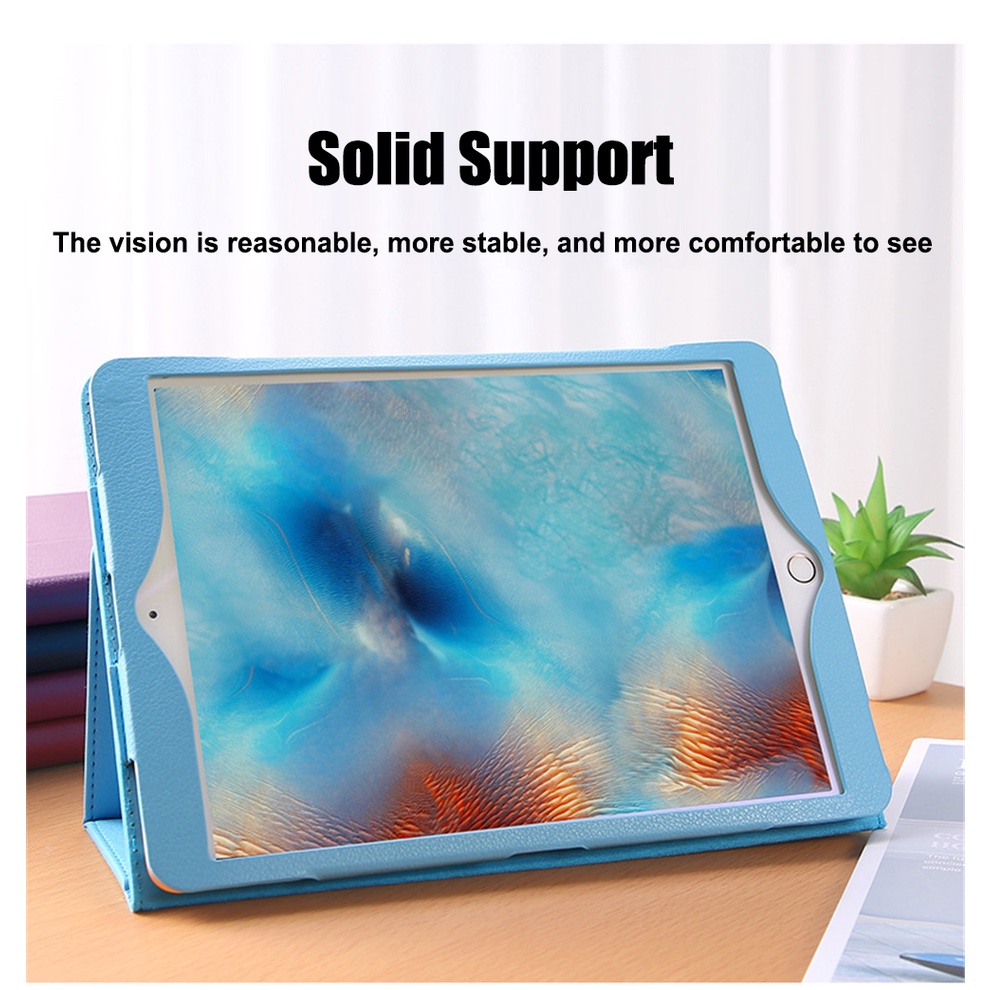 Untuk Xiaomi Redmi Pad (2022) 10.61 &quot;VHU4254IN 5G Fashion Klasik Tekstur Leci PU Leather Casing Perlindungan Penuh Tablet Cover Flip Stand Case