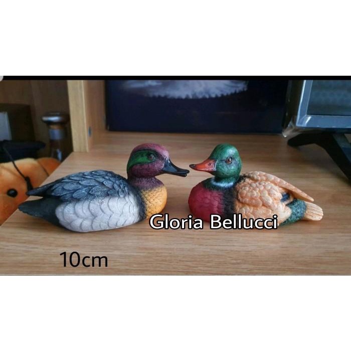 patung pajangan bebek mandarin miniatur bebek mandarin