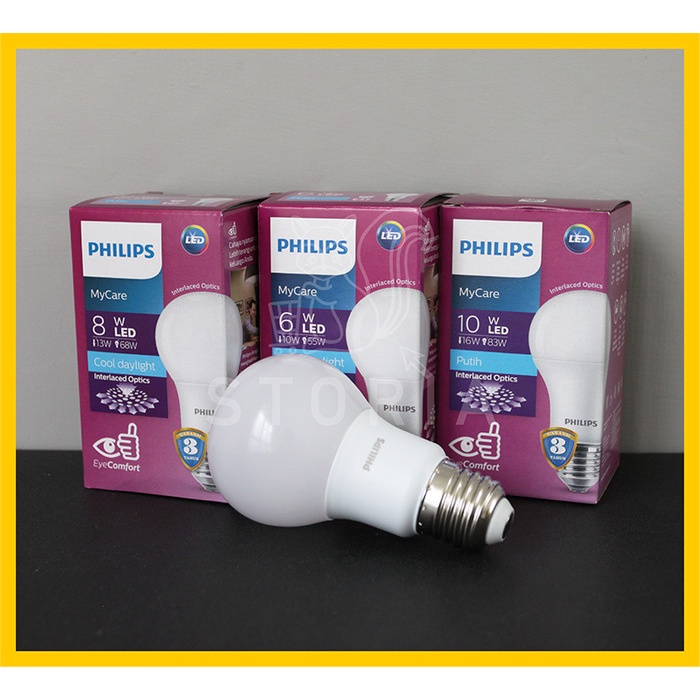 @=@=@=@=] Lampu Led My Care watt Phillips 6W/8W/10W Philips LED Bulb