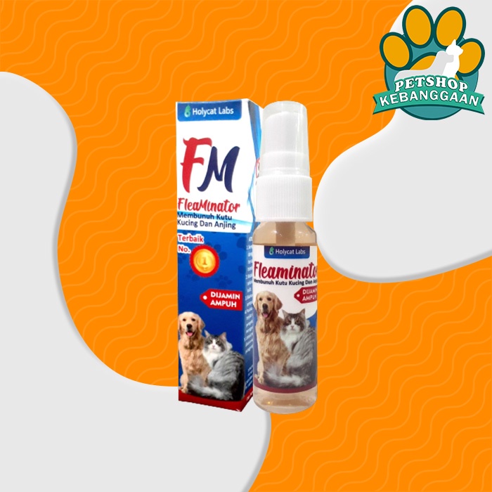Obat Tetes Kutu Kucing Anjing Flea Minator Cat dog 20ML