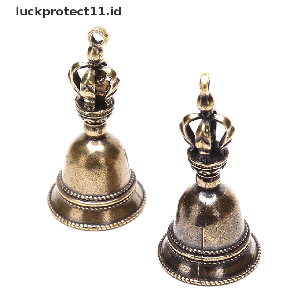 /Fashion Hot// Fashion// Kuningan Kerajinan Tangan Magic Bell Lonceng Angin Perunggu Tibet Bell Gantungan Kunci Liontin.