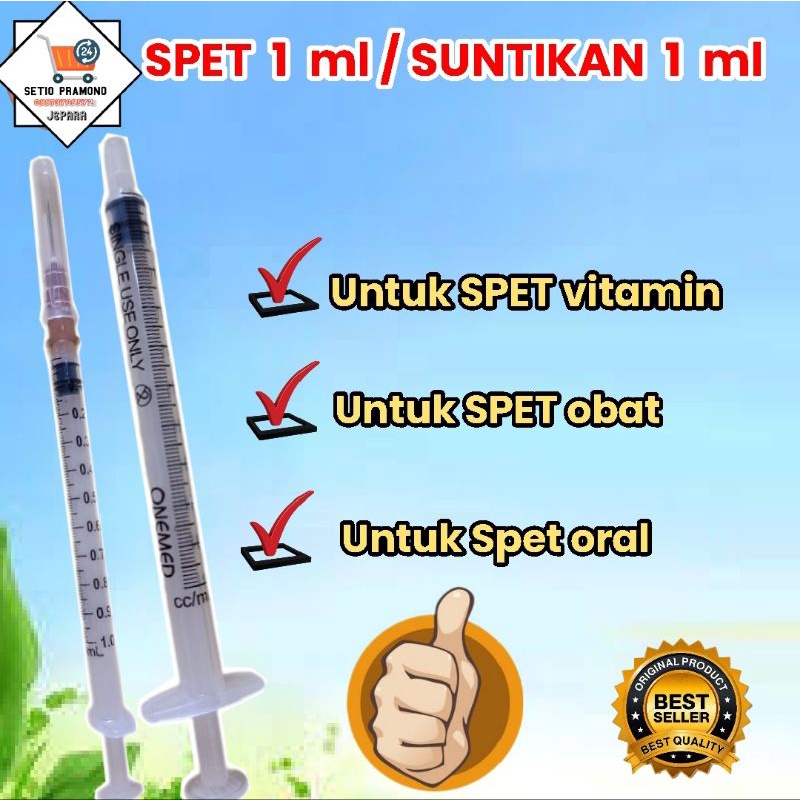 spuit 1 ml, suntikan 1 CC, spuit 3 ml , suntikan 3 cc,