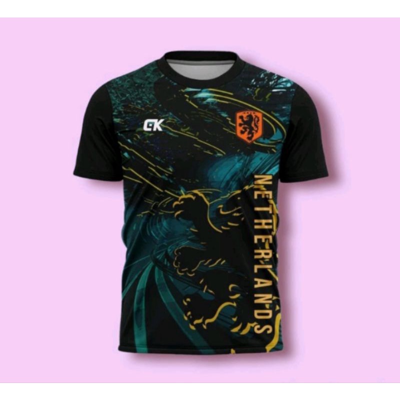 JERSEY BAJU SETELAN SEPAKBOLA BELANDA PIALA DUNIA 2022