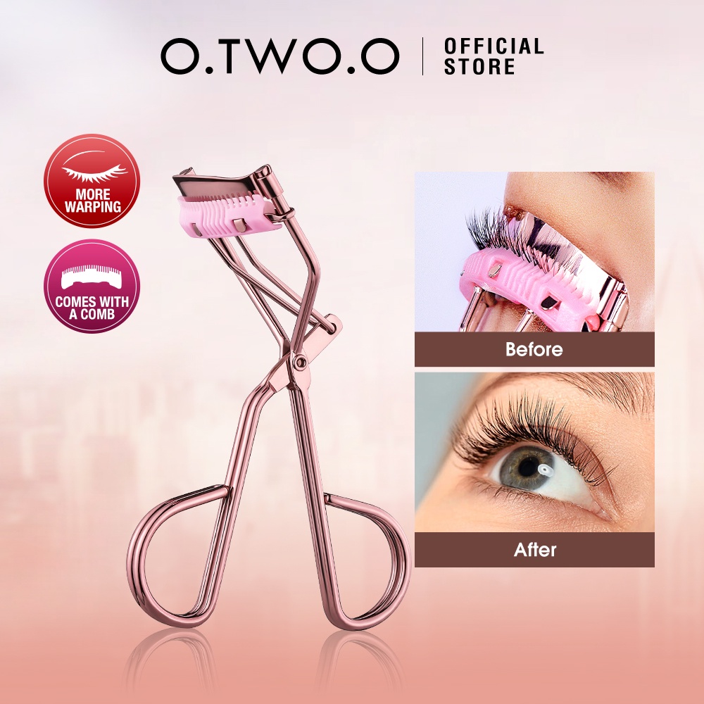 O.TWO.O Comb Eyelash Curler Warping Fits All Eye Shapes Eyelashes More Curling Eye Makeup Tools