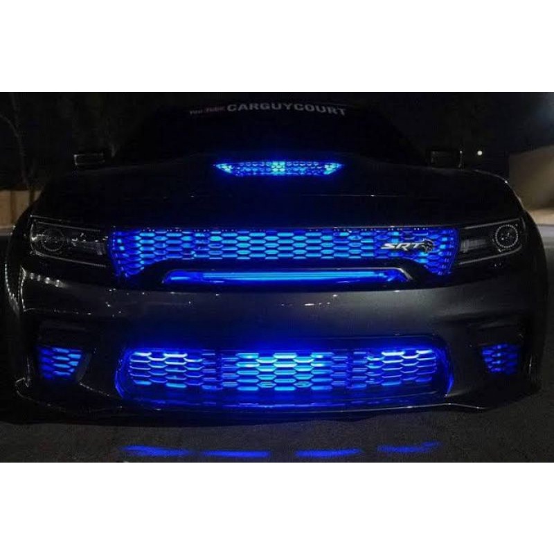 LAMPU LED GRILL DEPAN MOBIL TRUK BUS 12V 24V (2LED+2M AWG22)