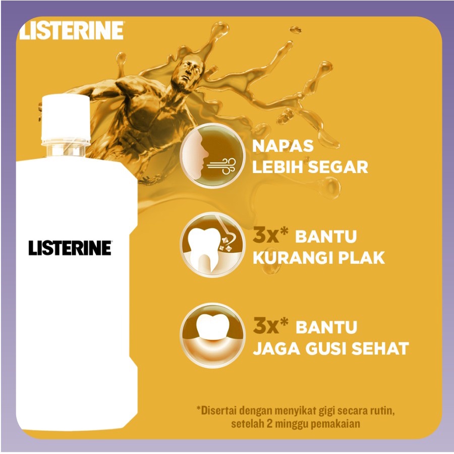 LISTERINE Original Antiseptic Mouthwash / Obat Kumur Antiseptik 500ml