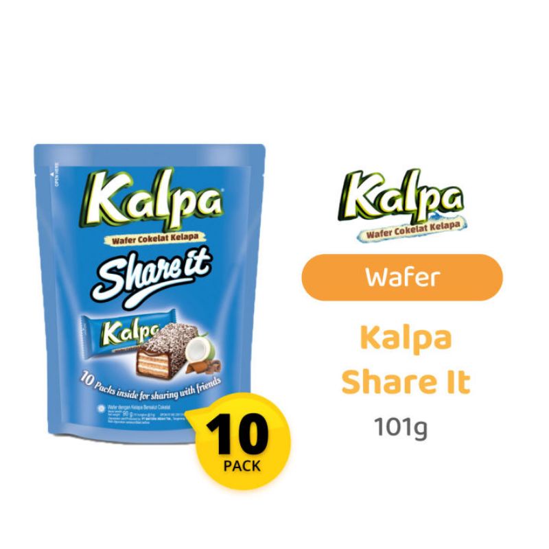 

Kalpa share it wafer cokelat kelapa 90gr