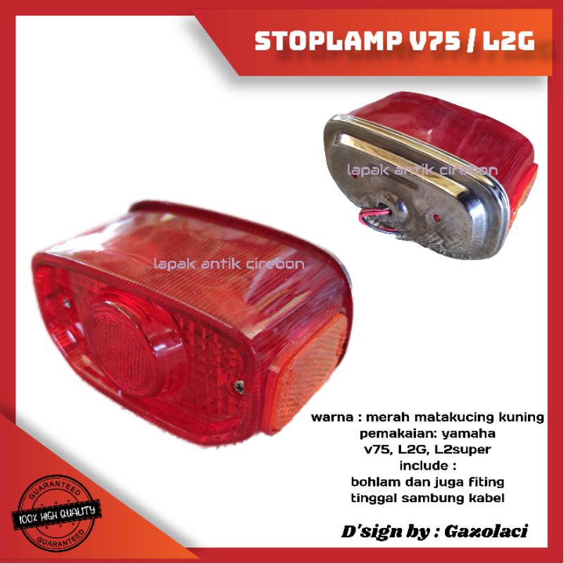 lampu belakang stoplamp stopan yamaha v75 L2G YB100 L2 Super L2SN