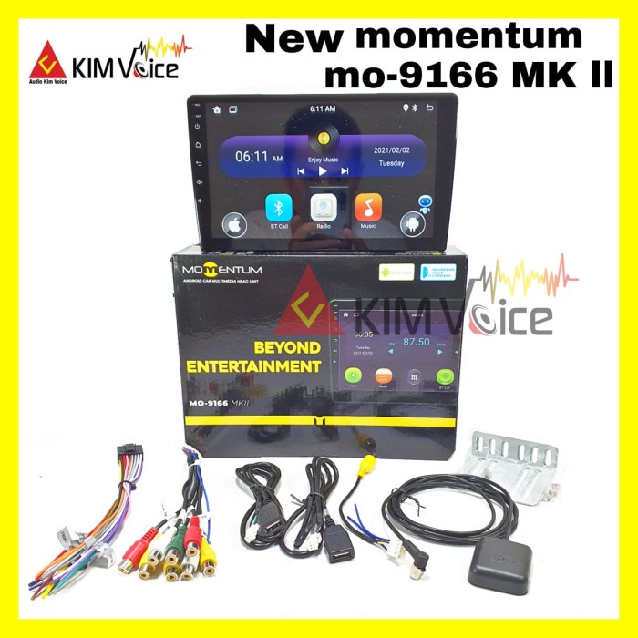 Hum Head Unit Android Momentum Mo-9166 9 Inch Ips Screen