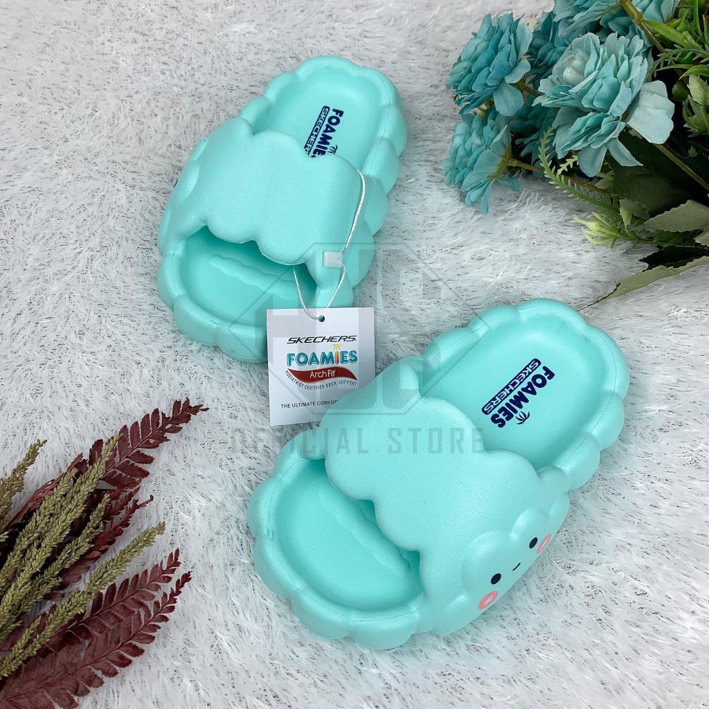 Sandal Selop Anak Perempuan Cloud Awan Korean Style Eva Ringan Terbaru Slip On Jelly Cute Sandal Slop Wanita Anak Anak