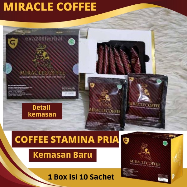 

Miracle Coffee Gold (1 Sachet) Original BPOM Halal Minuman Serbuk Kopi Miracle Gula Krimer Stamina Pria Dewasa Kuat Perkasa