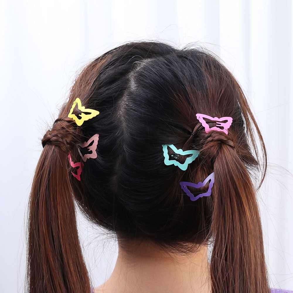 Lucu Warna-Warni Klip Rambut Bayi Populer Anak Anak Aksesoris Rambut Indah Rambut Hias Jepit Rambut Hair Pin Gadis Hiasan Kepala Sederhana Wanita