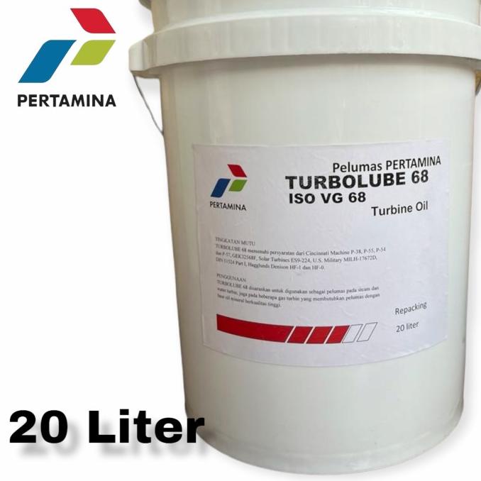Oli Turbin Pertamina Turbolube 68 Pelumas Turbin Iso Vg 68