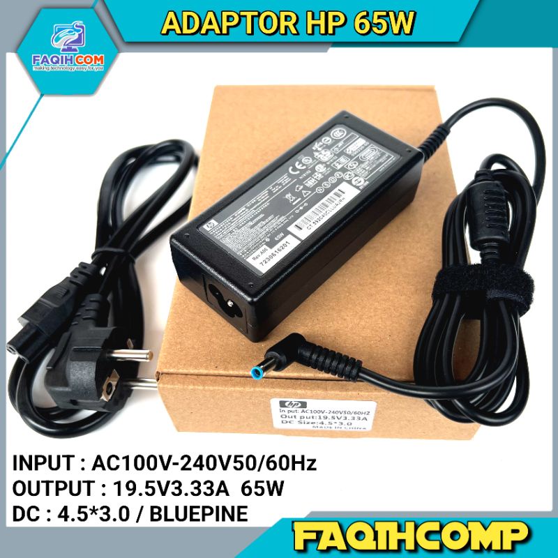 Adaptor Charger Original Laptop HP EliteBook 820-G3 840-G3 850-G3 820-G4 840-G4 850-G4 19.5V-3.33A