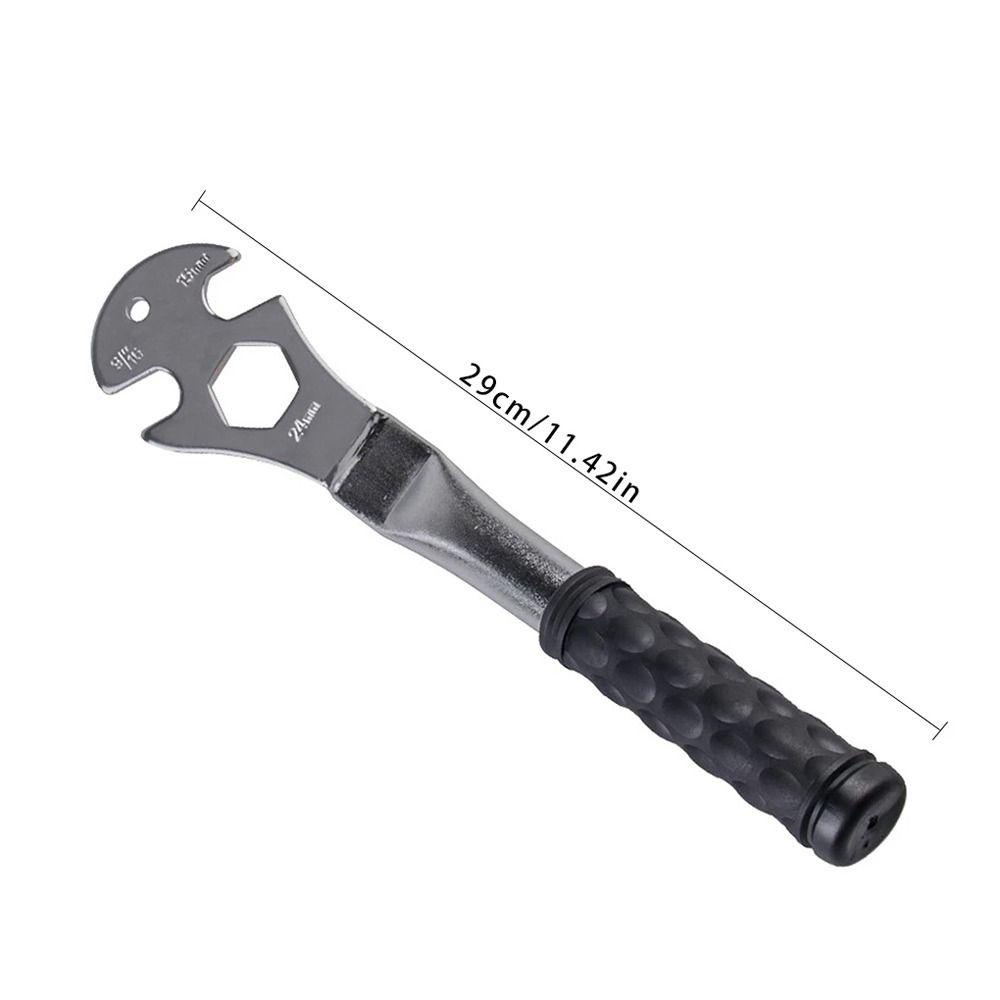 AUGUSTINA Kunci Pedal Sepeda Aksesoris Sepeda Gagang Panjang 15/24mm Pasang Spanner