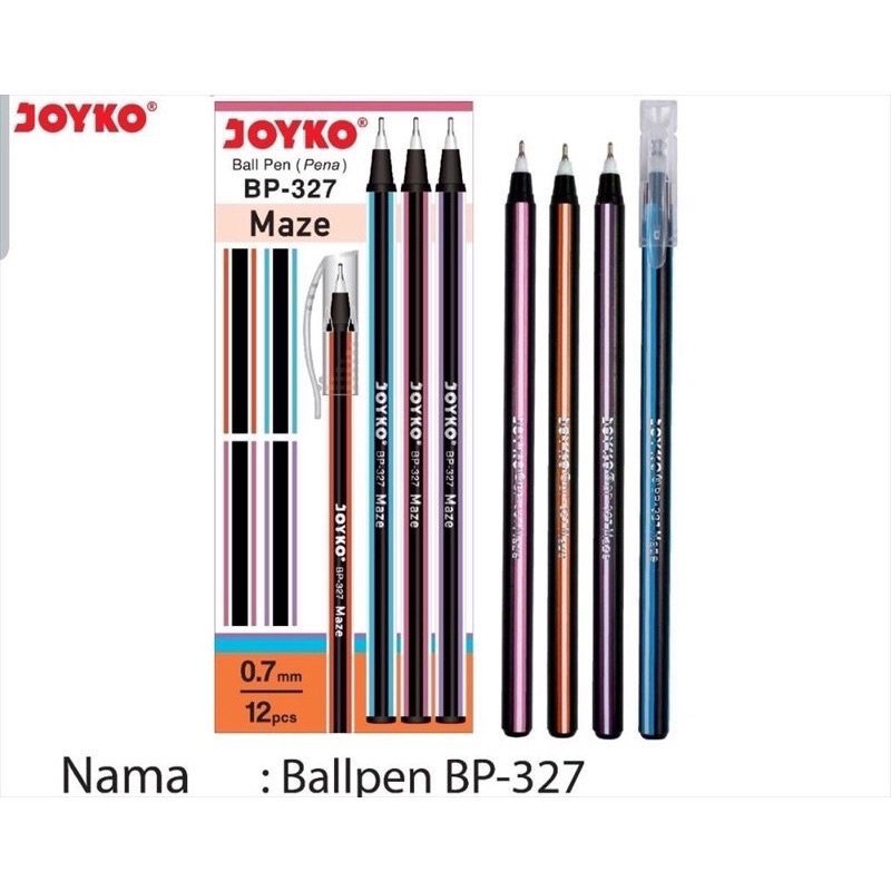 PULPEN JOYKO TINTA HITAM / Pulpen joyko maze ballpen joyko maze