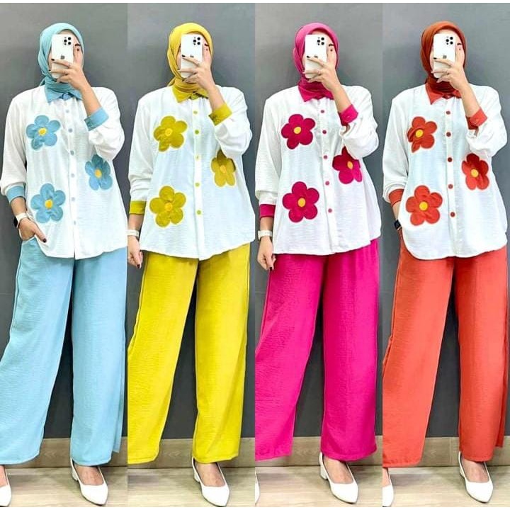 Setelan Celana AINA SET || AINA SET || One Set AINA || Realpict COD