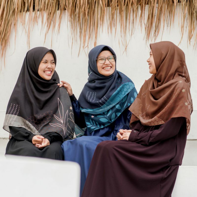 [READY STOCK] KHIMAR SYAM BY HIJAB ALILA | KHIMAR MOTIF CANTIK | KHIMAR SYAM ELEGAN | ORI BY HIJAB A