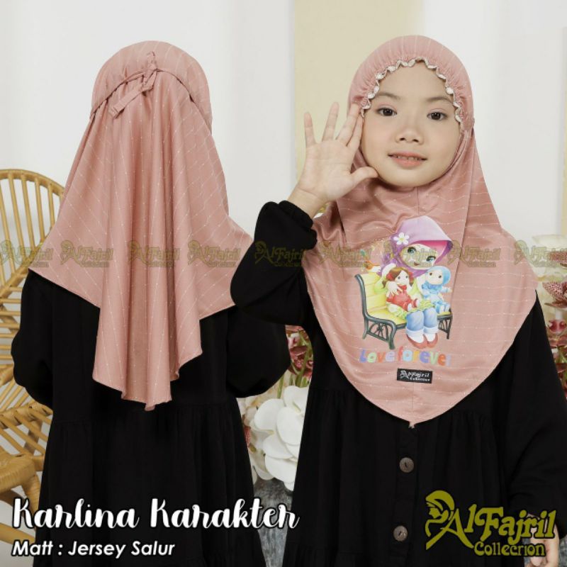 JILBAB ANAK KERUT RENDA BY ALFAJRIL