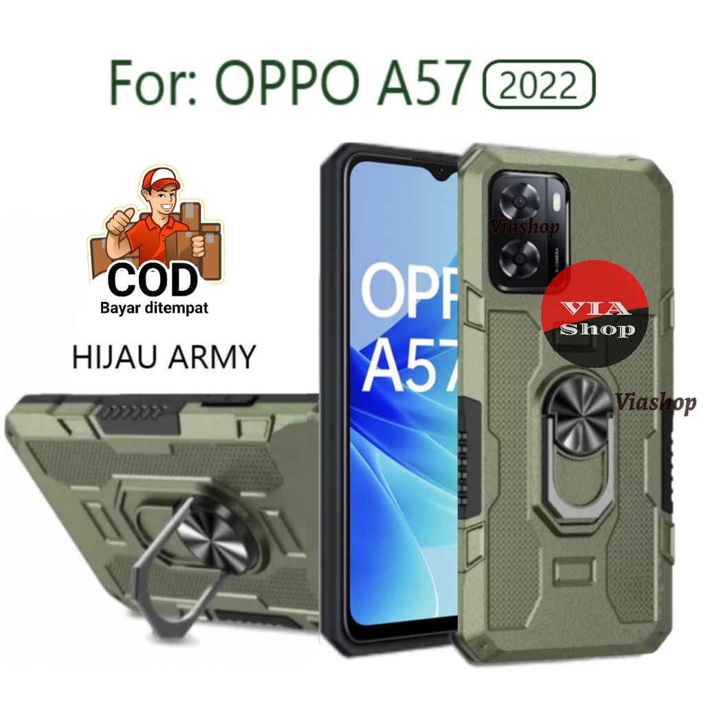 Casing robot OPPO A57 (2022) Hard case robot hit eye ring new cover