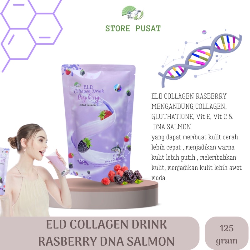 ELD  Collagen Drink   125 gram || MencerahkanSeluruh Badan