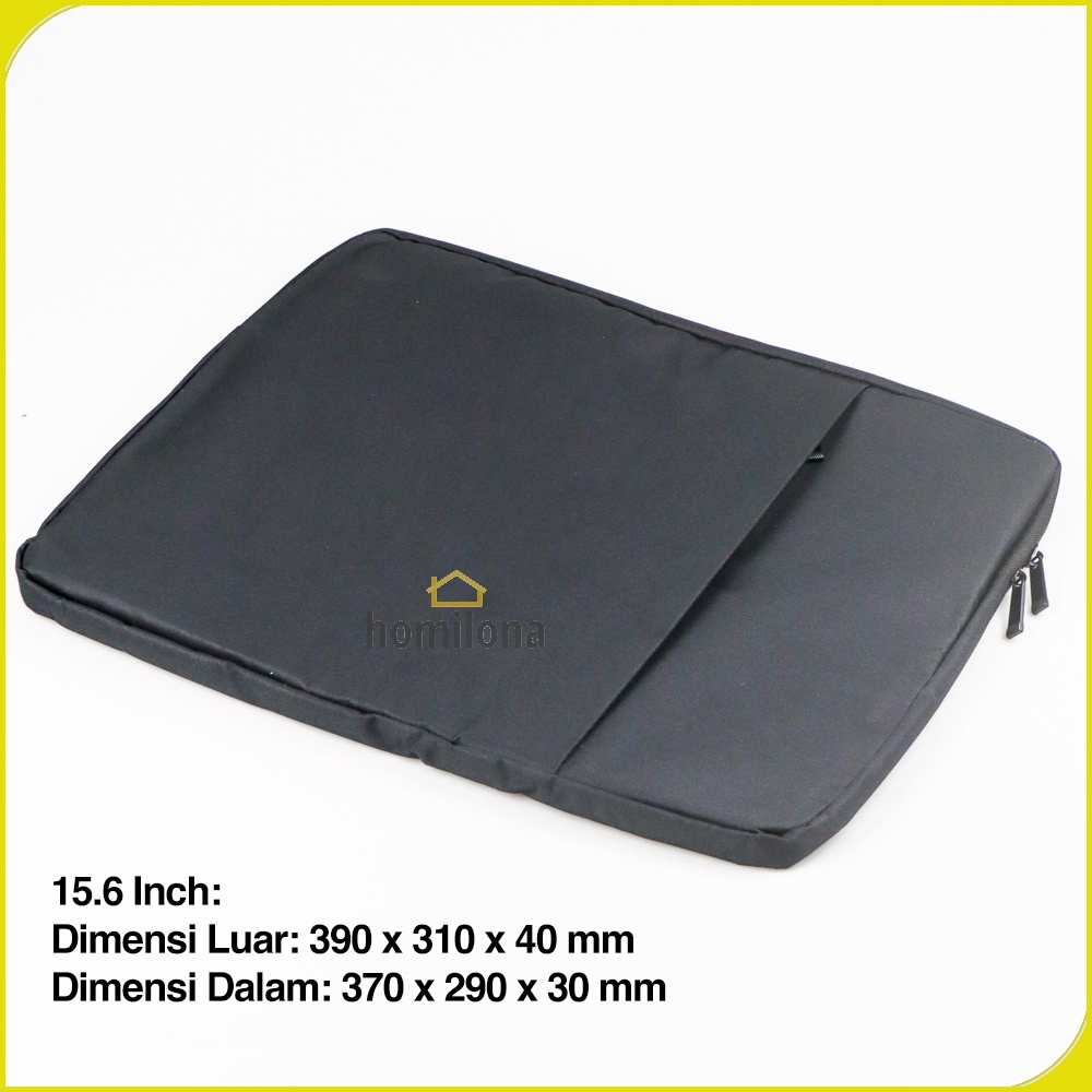 Rhodey Sleeve Case for Laptop 15.6 Inch - L123F - Black