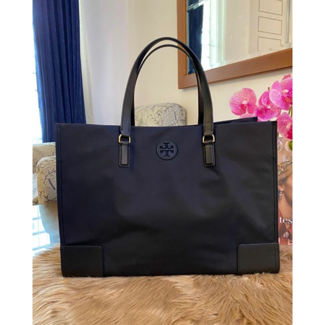 Tory Burch Ella Tote nylon black