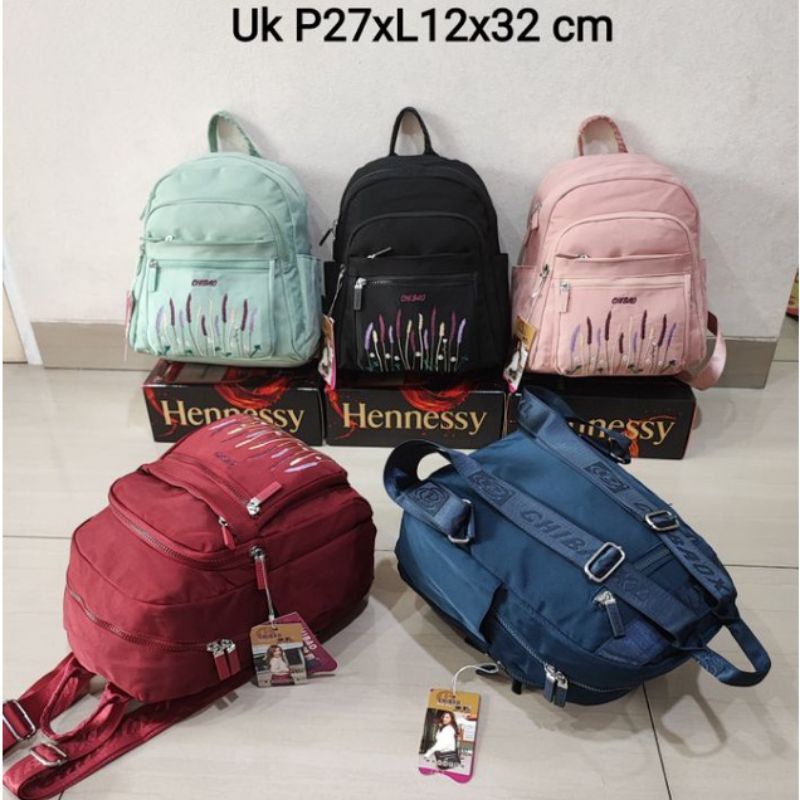 ORIGINAL Tas Ransel Chibao Motif Import Korea Tebal Anti Air