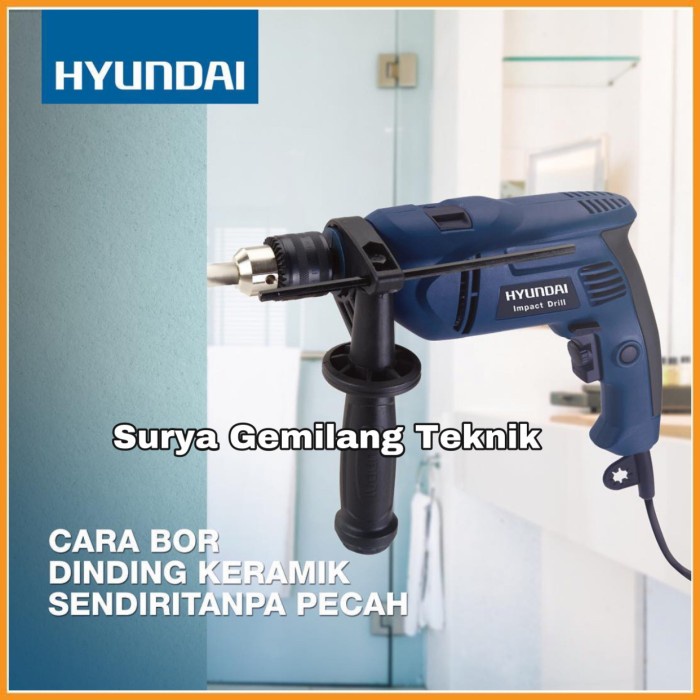 Mesin Bor Listrik Impact Drill Listrik Hyundai Impact Drill 138