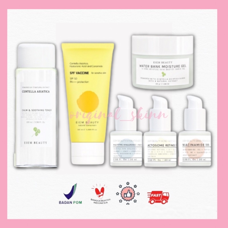 [READYSTOK] Eiem Beauty Baby Face Acne Free Serum, actosome retinol 1.5% || Serum Hyaluronic & Niaci