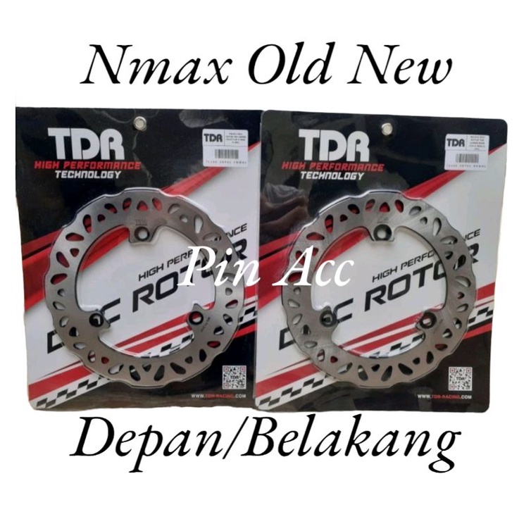 PIRINGAN DISC CAKRAM SET DEPAN/BELAKANG TDR RACING ORIGINAL NMAX OLD NMAX NEW