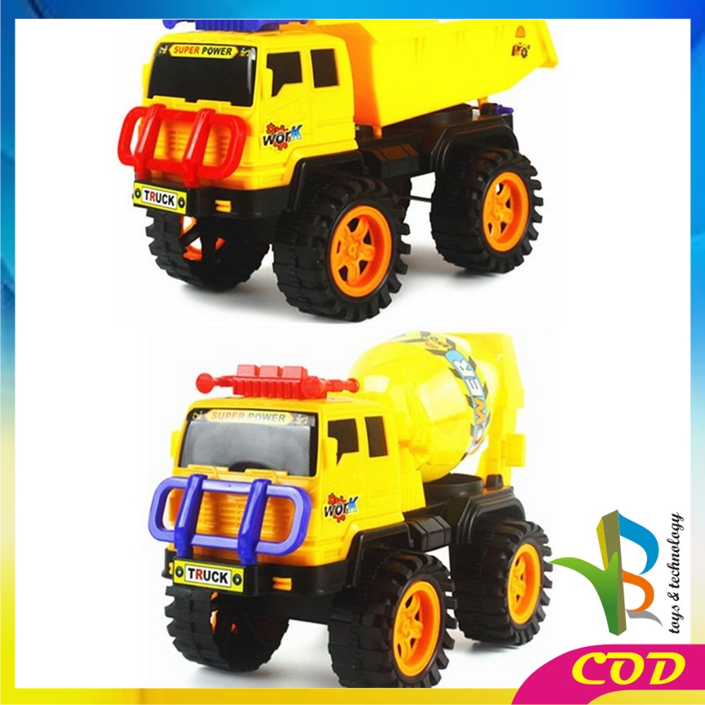 RB-M188 Mainan Anak Mobil Mobilan Truk Besar Mainan Truk Pasir Dump Truck / Mobil Beko Excavator