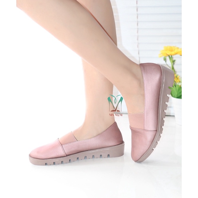 Mym2m Sepatu Wanita Slip On Kasual Terlaris Keslina