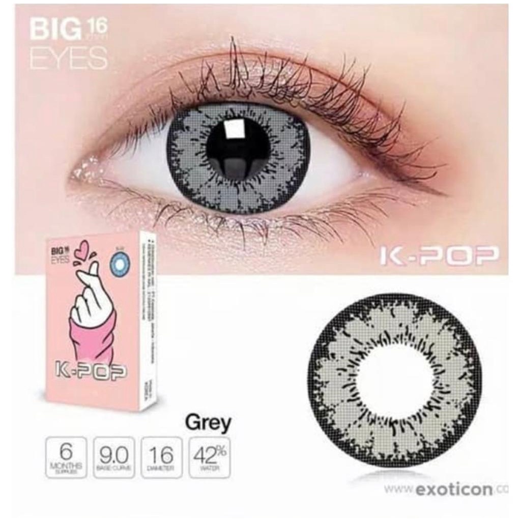Softlens X2 KPOP 16 MM Normal By X2 Exoticon / Soflen Kpop / Kpop By X2 Exoticon / Soflen K-POP Big Eyes