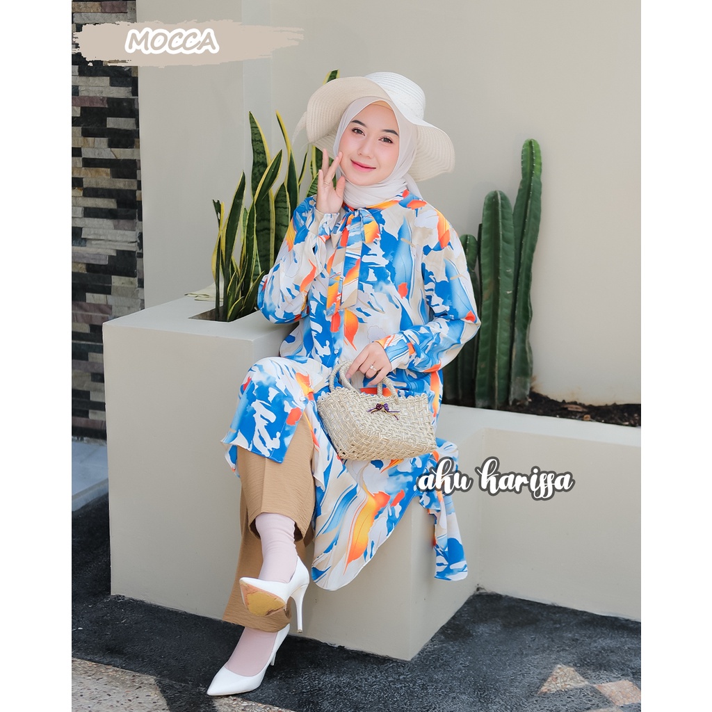 One Set Summer Series Aku Karissa - Long Tunik Set Kulot Wanita