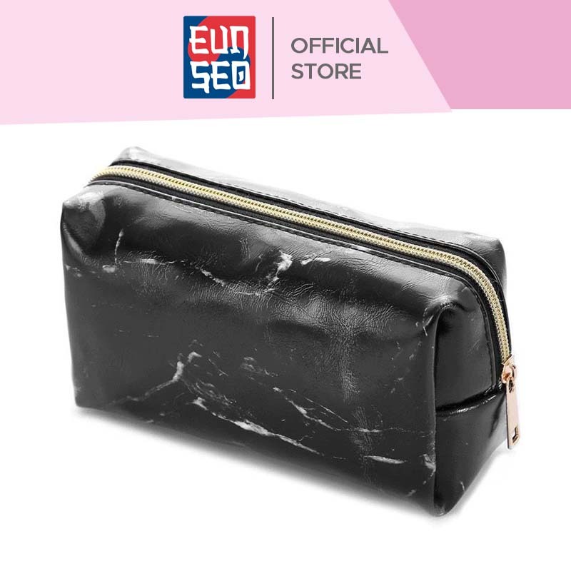 EUNSEO Pouch Kosmetik Marble Pouch Tas Make Up Travel Make Up Organizer Fashion Korea