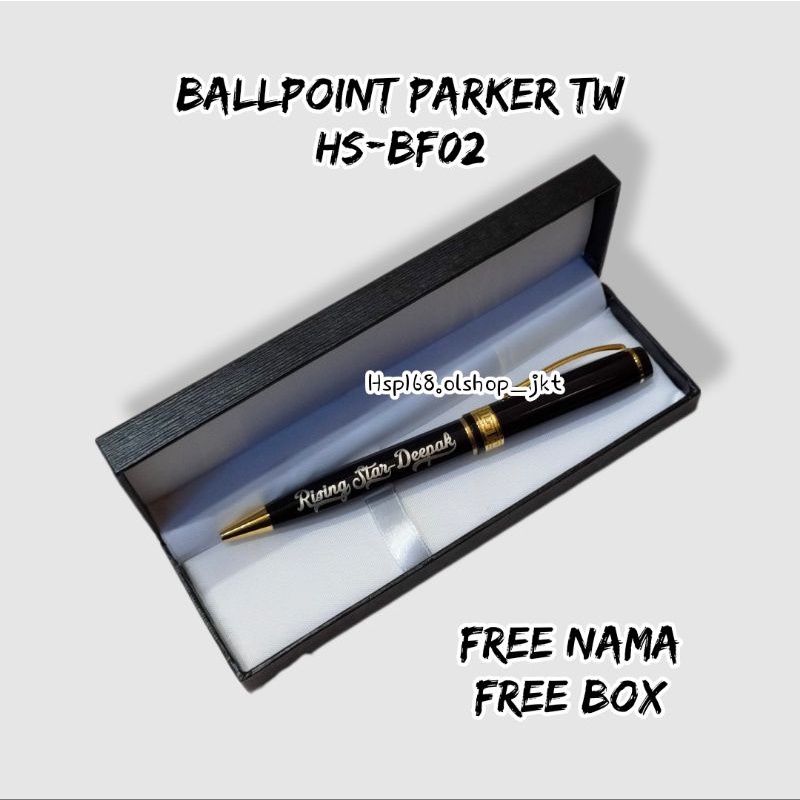 

Pulpen Custom HS-BF02 | Pena Metal Free Nama | Ballpoint | Pena Promosi Souvenir Untuk Hadiah Kado