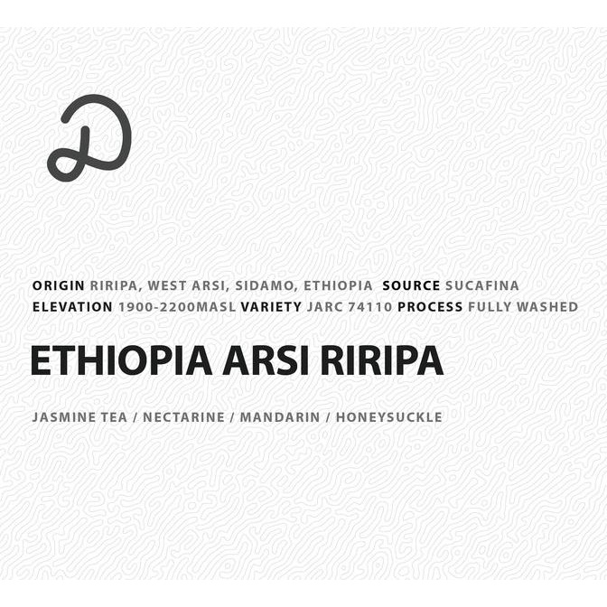 

Ethiopia Arsi Riripa Full washed process 200 gram