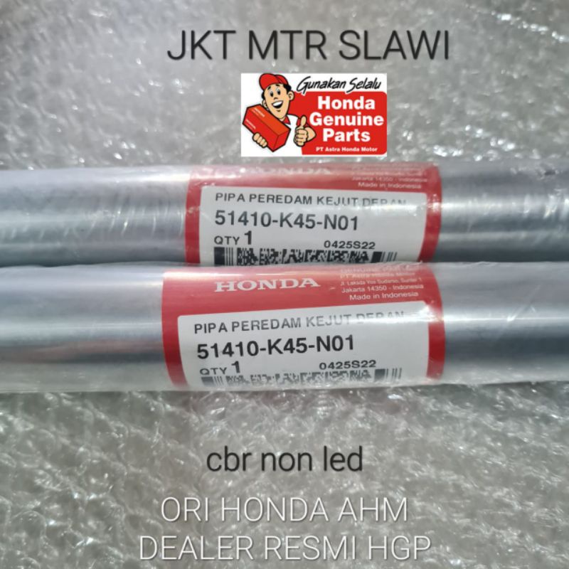 51410-K45-N01 As shock depan cbr 150 old lama non led ori honda ahm asli honda