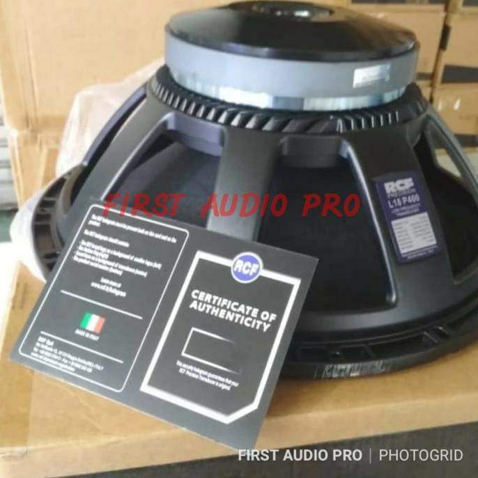 Speaker WOOFER RCF L18P400 / L 18P400 / L 18 P400 18inch GRADE A TERLARIS TERPERCAYA ORIGINAL