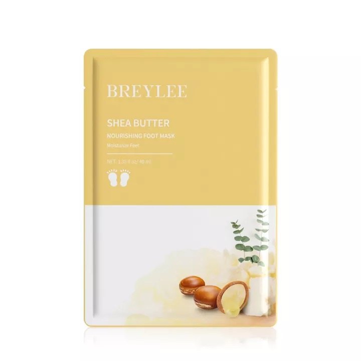 BREYLEE SHEA BUTTER NOURISHING FOOT MASK Masker Kaki Lembut Melembabkan Bergizi 40ml