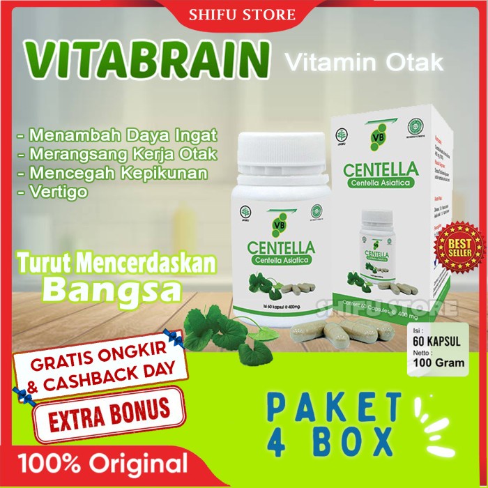 Nutrisi Pencerdas Otak Vitabrain Centella