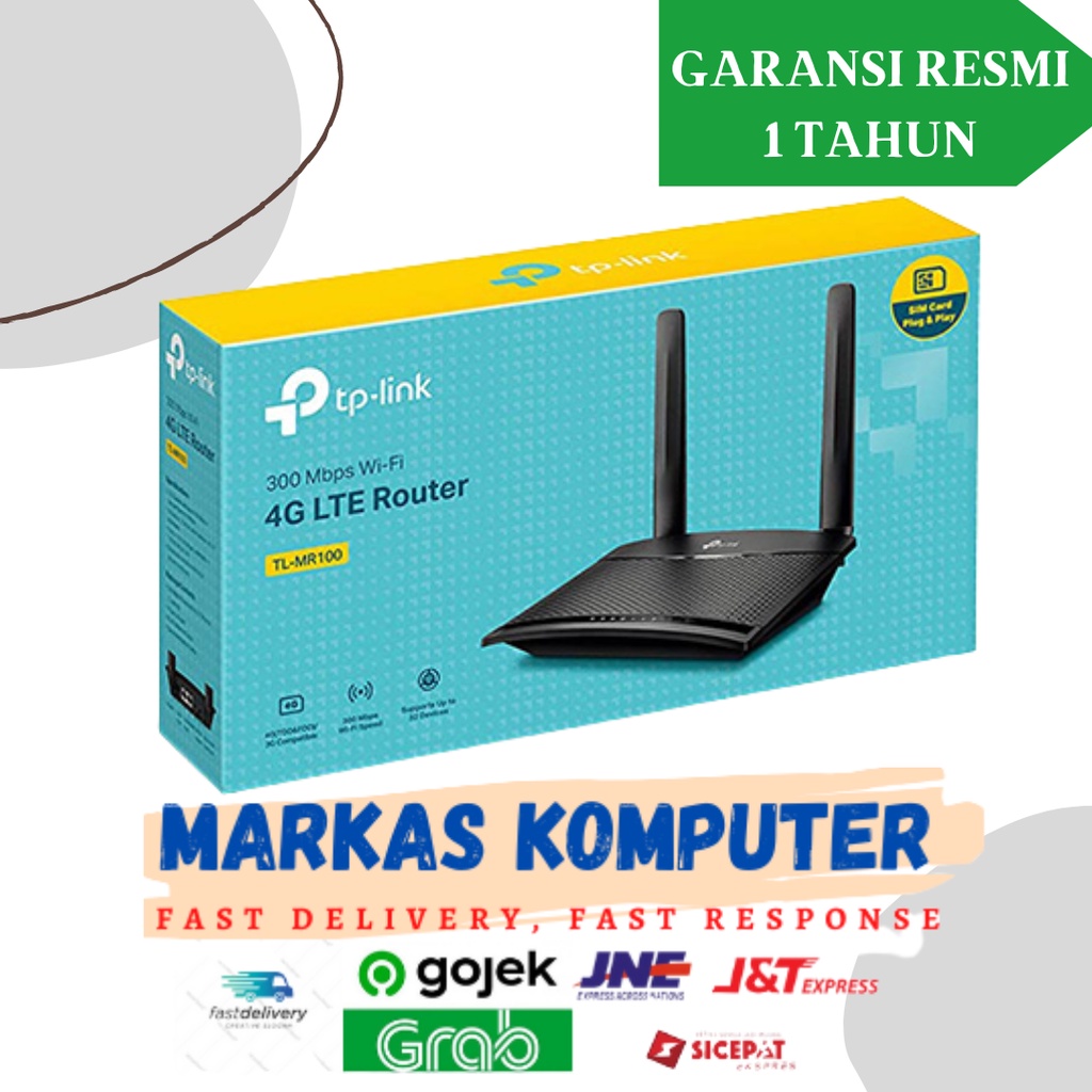 TP-LINK TL-MR100 4G LTE Router 300 Mbps Wireless N