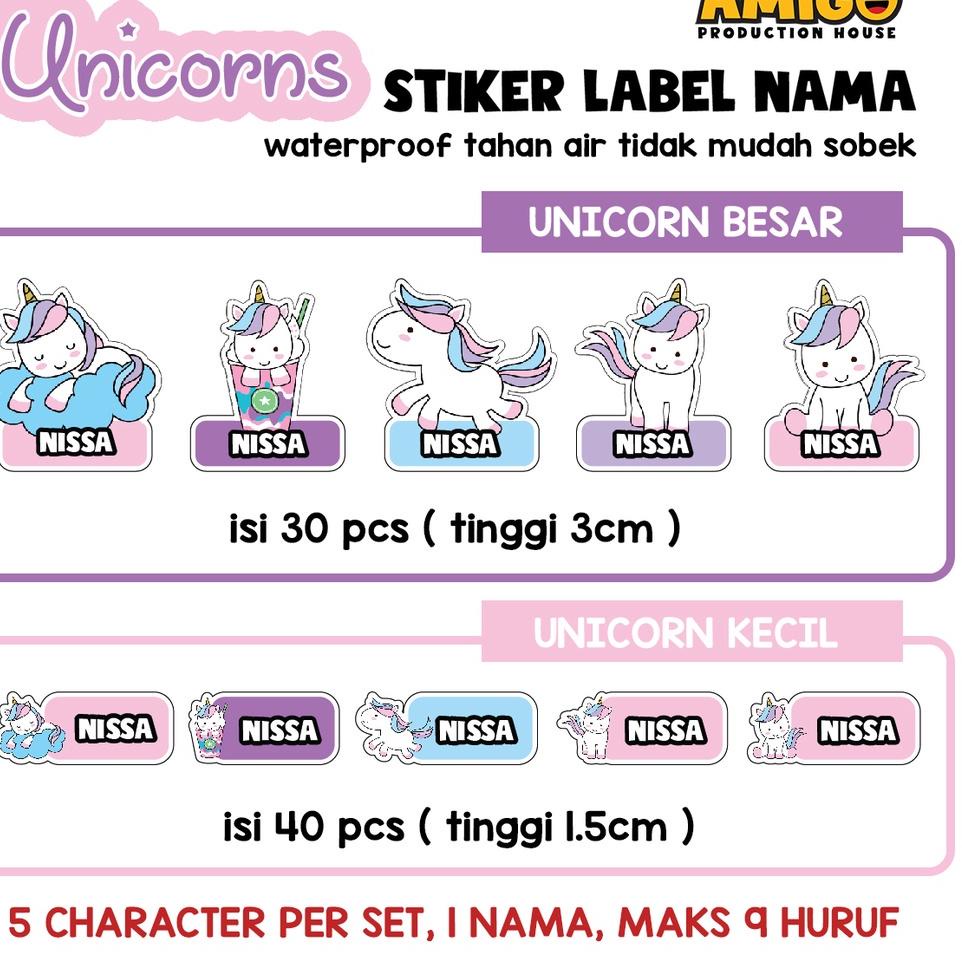 

((Q-3.E♥☞)) label nama anak Stiker gambar bt21 avengers princess minion my little pony princess harry potter kakao friend custom proses cepat