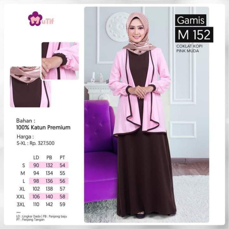 Gamis Formal Katun Mutif 152