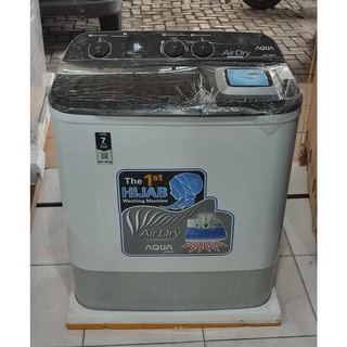 MESIN CUCI AQUA 2 TABUNG QW860XT 8KG / QW760XT 7 KG