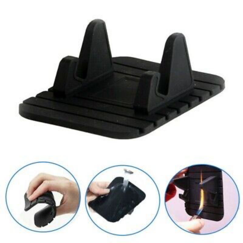 M - Alas Hp Dashboard Mobil Meja Stand Handphone Anti Slip Phone Holder